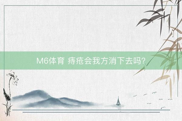 M6体育 痔疮会我方消下去吗?