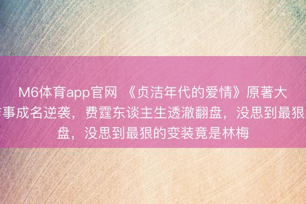 M6体育app官网 《贞洁年代的爱情》原著大结局：方穆扬作事成名逆袭，费霆东谈主生透澈翻盘，没思到最狠的变装竟是林梅