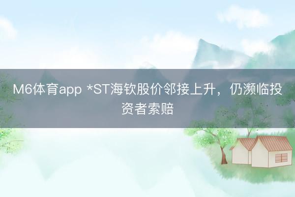 M6体育app *ST海钦股价邻接上升，仍濒临投资者索赔