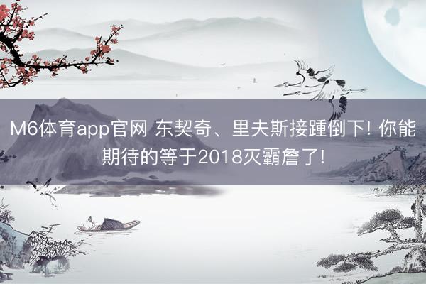 M6体育app官网 东契奇、里夫斯接踵倒下! 你能期待的等于2018灭霸詹了!