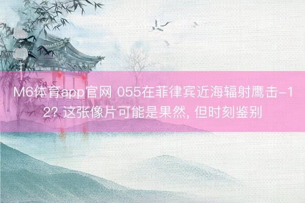 M6体育app官网 055在菲律宾近海辐射鹰击-12? 这张像片可能是果然， 但时刻鉴别