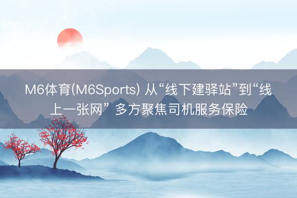 M6体育(M6Sports) 从“线下建驿站”到“线上一张网” 多方聚焦司机服务保险