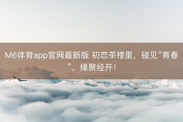 M6体育app官网最新版 初恋茶楼里，碰见“青春”，缘聚经开！