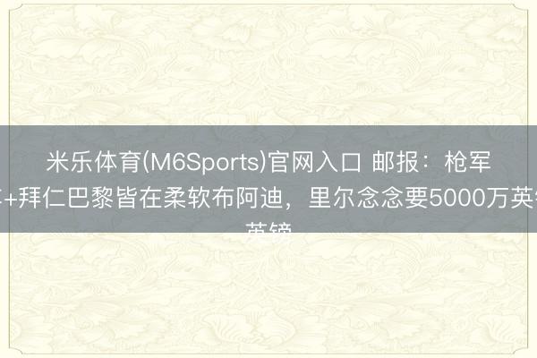 米乐体育(M6Sports)官网入口 邮报:枪军车+拜仁巴黎皆在柔软布阿迪,里尔念念要5000万英镑